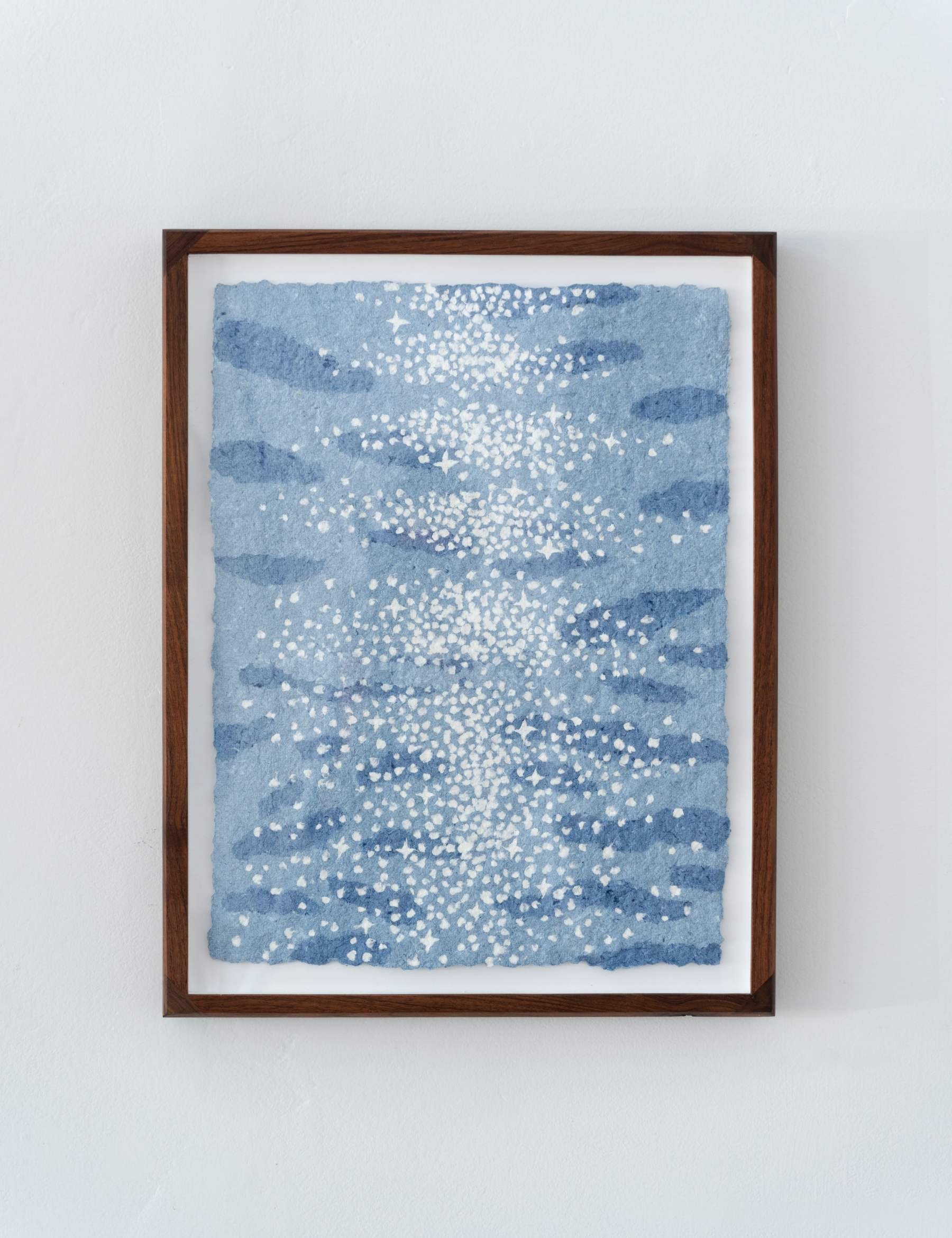 paper pulp shimmer made from recyceld denim jeans