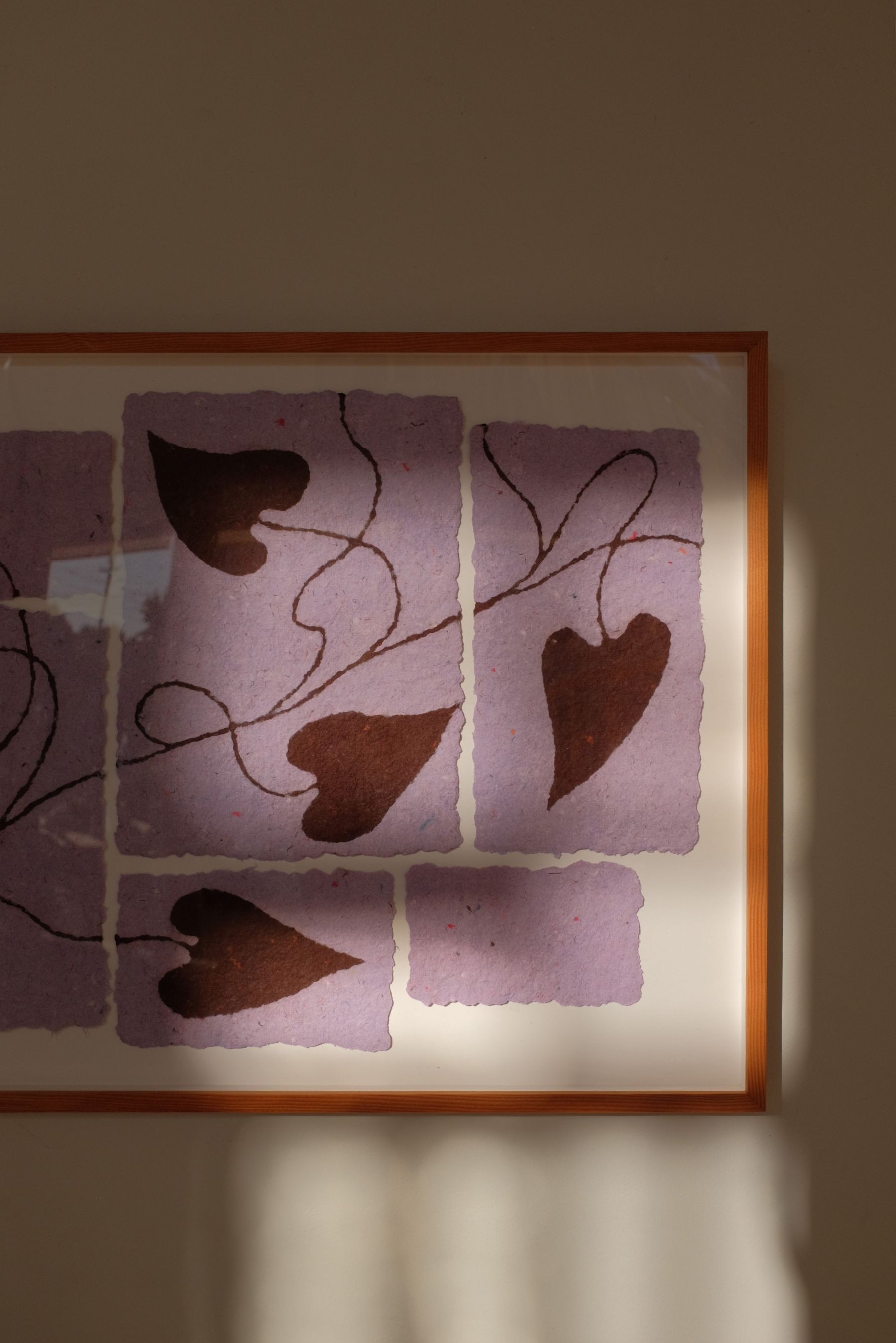 paper pulp vine made from recycled t-shirts